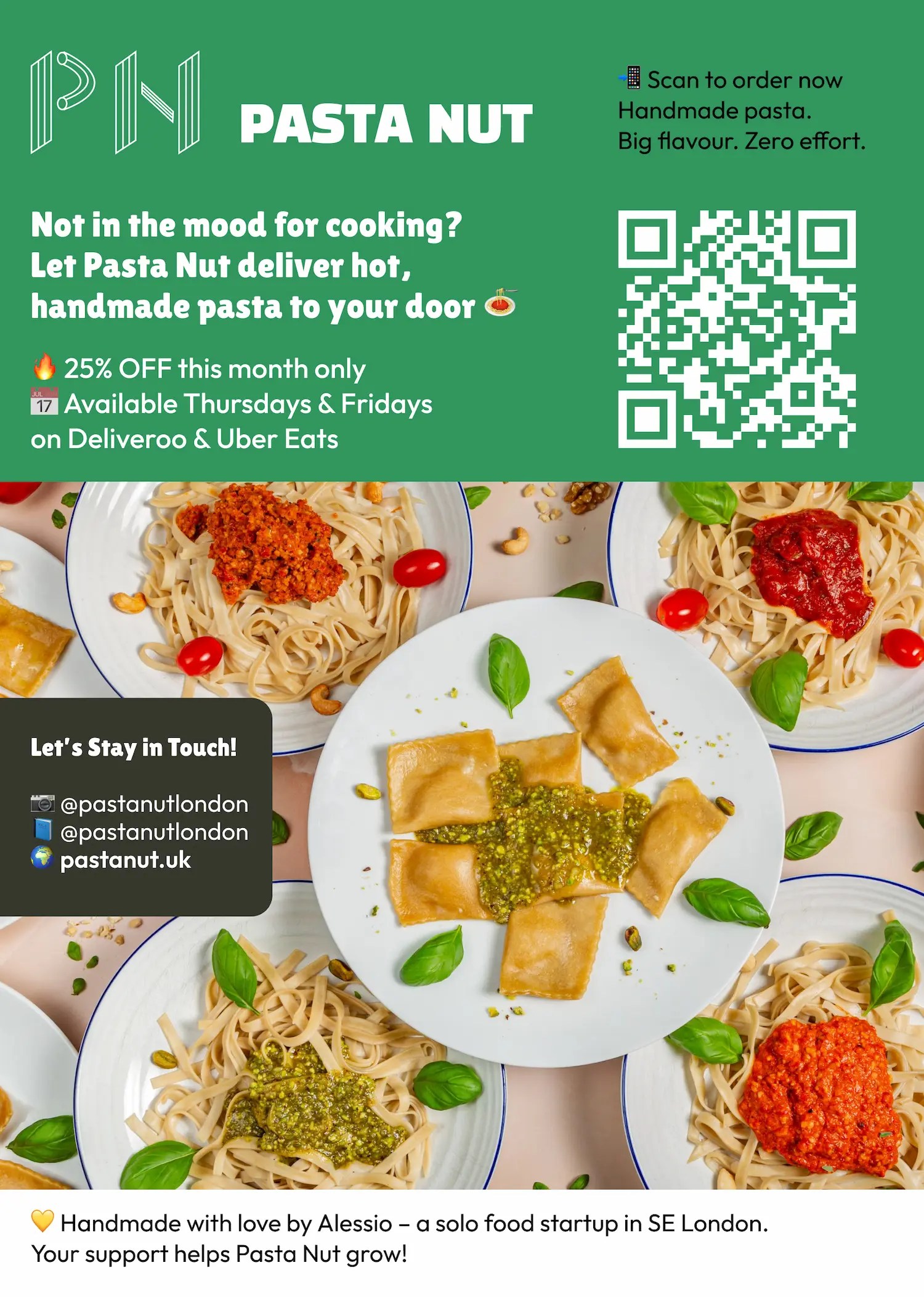 Pasta Nut A5 leaflet