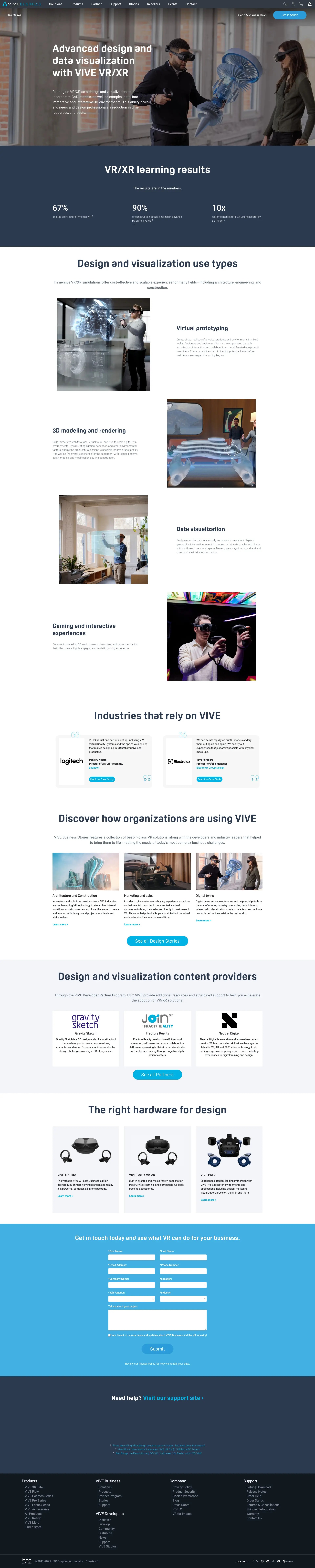 VIVE Design and Visualization Use Case - VIVE Business EU
