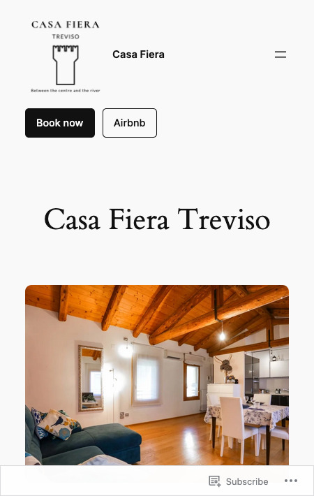 Casa Fiera – mobile view