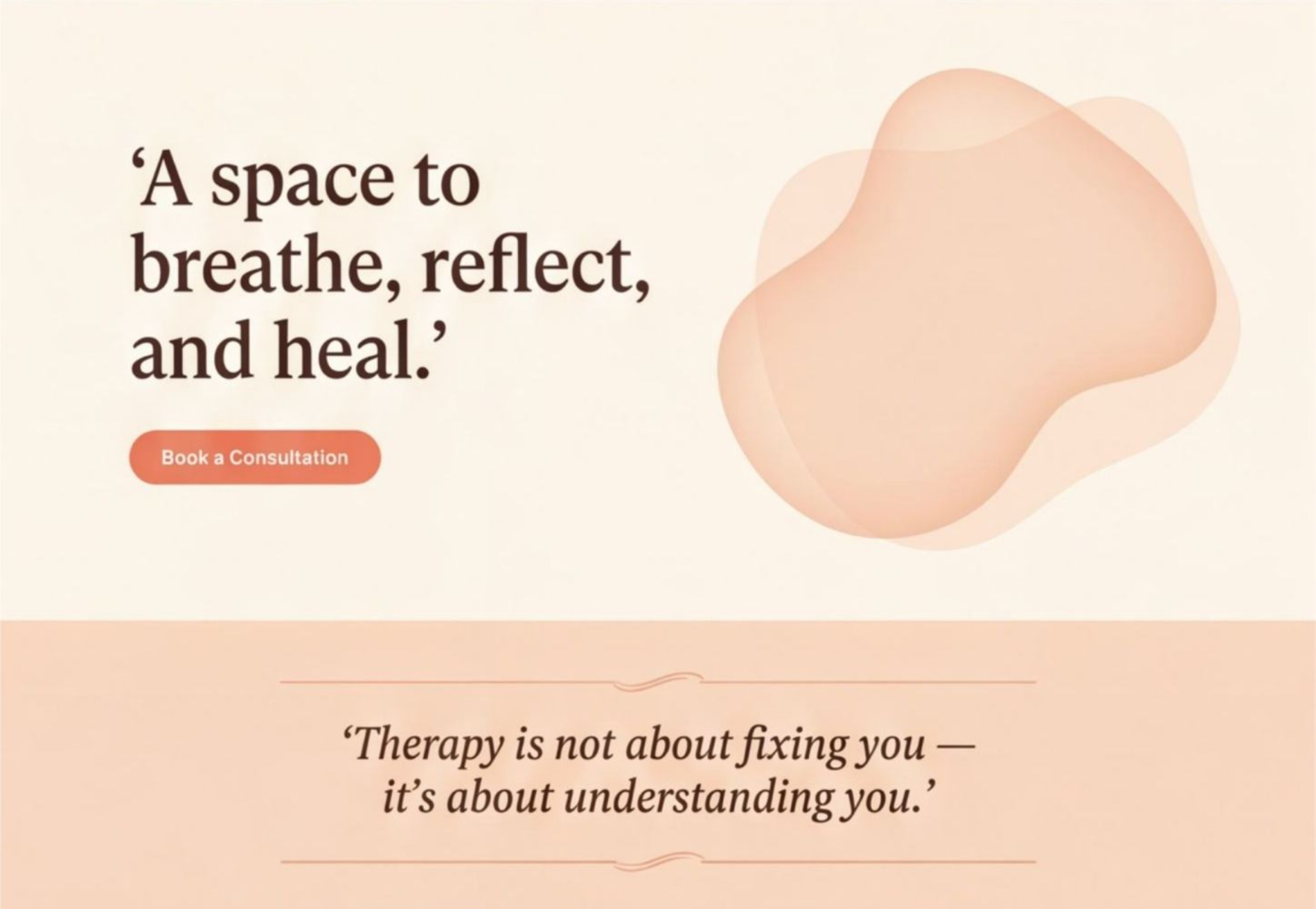 Therapy website top
