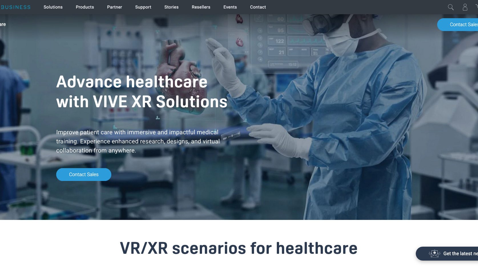 VIVE VR simulations for healthcare - VIVE Business European Union_ - business.vive.com